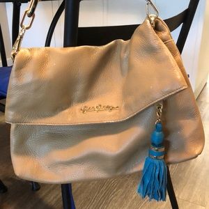 Lilly Pulitzer tan bag